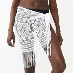 NWT FRESHWATER SWIM COVER-UP SARONG (WHITE)
